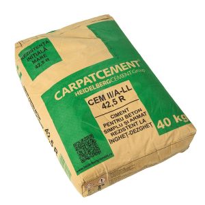 Ciment Portland HeidelbergCement Carpatcement CEM II/A-LL 42.5R, gri, 40 kg